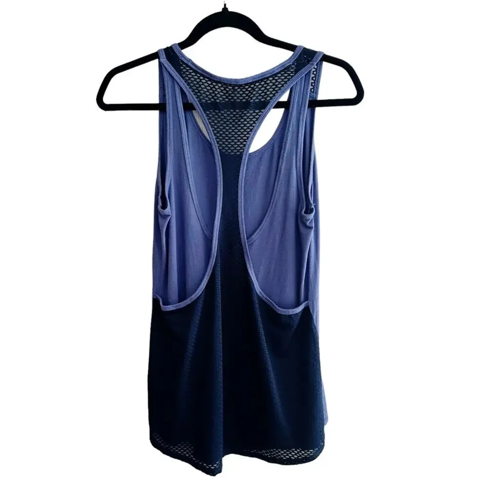 Calia Carrie Underwood Mesh Layered Racerback Athletic Tank Top
